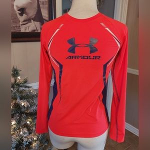 SZ SMALL BOYS UNDER ARMOUR COMPRESSION SHIRT LONG SLEEVE
